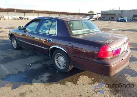 2001 Mercury Grand Marquis Ls из США, поврежденный, VIN 2MEFM75W01X688393